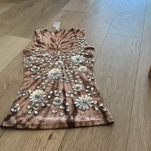 Boston proper sequin tie dye tank